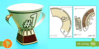 Manualidad: Trofeo 3D - Día del Padre