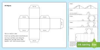 3D Shape Properties Display Posters - Australian Maths Resource