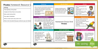 Homework Planner Template - Printable Diary