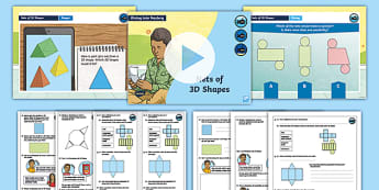 T M 31744 Year 6 Diving Into Mastery Properties Of Shape Nets Of 3d Shapes Teaching Pack Ver 7 