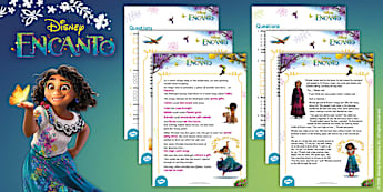 Encanto: Reading Comprehension Pack
