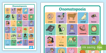 onomatopoeia matching activity primary resources