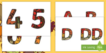 Autumn Themed Display Lettering Welsh Display Lettering - Autumn Themed Display Lettering Welsh Display Lettering - autumn, display lettering, autumn display