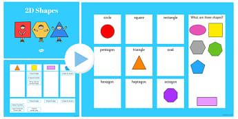 Properties of 2D Shapes - KS1 Primary Resources - Twinkl