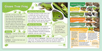 Australian Frogs Fact Files
