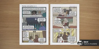 Romeo and Juliet Comics | twinkl.com.au