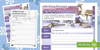 Kindergarten Winter This or That Writing Prompts Activity