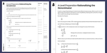 As Level Baseline Test Preparation For A Level Beyond