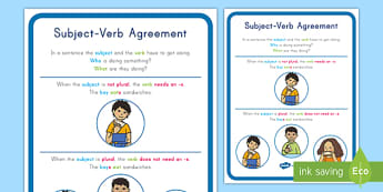 L 1 1 C Use Singular And Plural Nouns With Matching Verbs In Basic