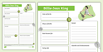 Biography Fact File Template • Twinkl.com.au