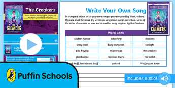 The Creakers: Don't Turn Out the Light Song Activity Pack Ages 7-11