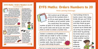 EYFS Home Learning Challenges | twinkl.co.uk