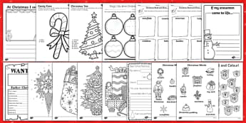 Christmas Coloring Sheets Printable Resource