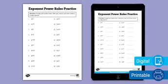 Work with radicals and integer exponents.