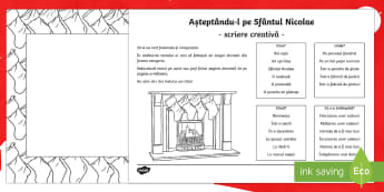 Așteptându-l pe Sfântul Nicolae - Scriere creativă