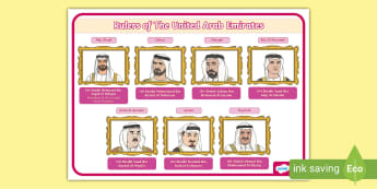 Ruling Sheikhs Of The United Arab Emirates Poster
