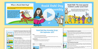 Roald Dahl Day Roald Dahl's 100th Birthday Primary Resources - Pr