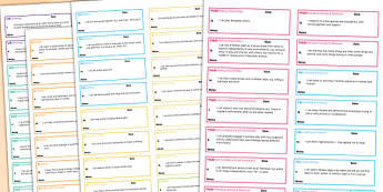 Early Years Outcomes 'I Can' Statements on Stickers Ages 16 to 26 Months