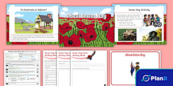 Anzac Day Foundation - Writing - Australian Curriculum - PlanIt English