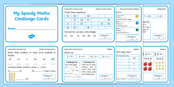 Speed Mathematics Activities | twinkl.co.uk