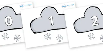 Three Number Snow Snow Images | twinkl.co.uk