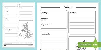 Geography Fact File Template • Twinkl.com.au