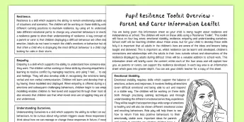 Wellbeing Information Sheet • Twinkl.com.au