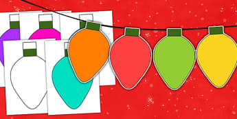 Fairy Light Bunting - fairy light, bunting, display, decoration