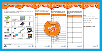 Scavenger Hunt ESL Activities | twinkl.com.au