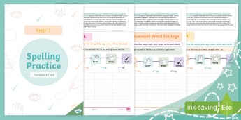 Printable Words Spelling Practice KS1 Ideas and Worksheets