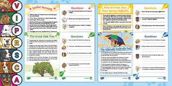 LKS2 60-Second Reads: Spring Activity Pack