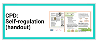 CPD  Self Regulation (Handout)