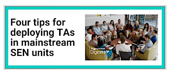 DfE update on SEN units: Four things teaching assistants need to know