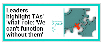 Leaders highlight teaching assistants' 