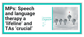 MPs  Speech and language therapy a &lsqu