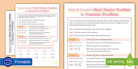 Grade 7 - Maths - How to Multiply Fractions Together - Activity Sheet ...