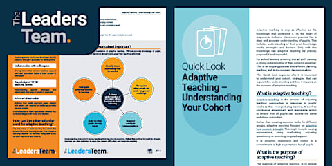 Staff Share: Creating an Inclusive Culture to Support Adaptive Teaching