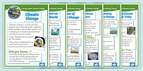 Climate Change Display Poster