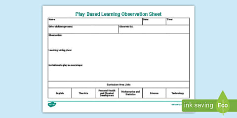 Twinkl Play Observation Pack