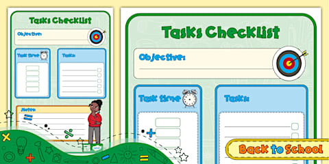 Editable Executive Functioning Task Support Checklists for Special ...