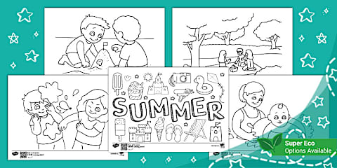 My First Summer Colouring Pack
