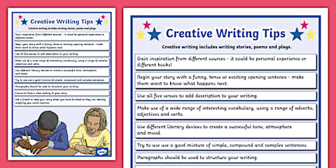 List Creative Writing 7+ Creative Writing Checklist