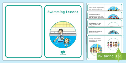 Visual Swimming Routine Swimming Visual Routine Flapbook