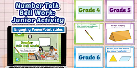 Sixth Grade Math January Bell Work Bundle