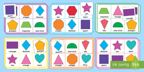Regular and Irregular Shapes 2D Posters