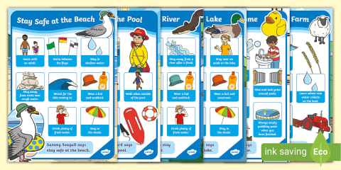 Water Safety Display Posters - Australia