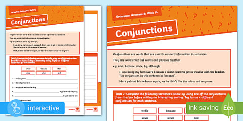 Conjunctions Display Posters