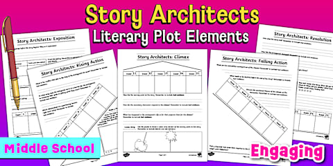 Story Plot Map for 6th-8th Grade
