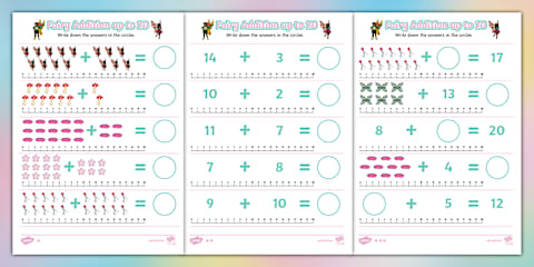 Addition Within 20 Pack