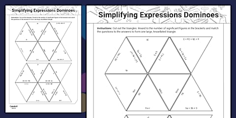 Equation Domino Loop Cards